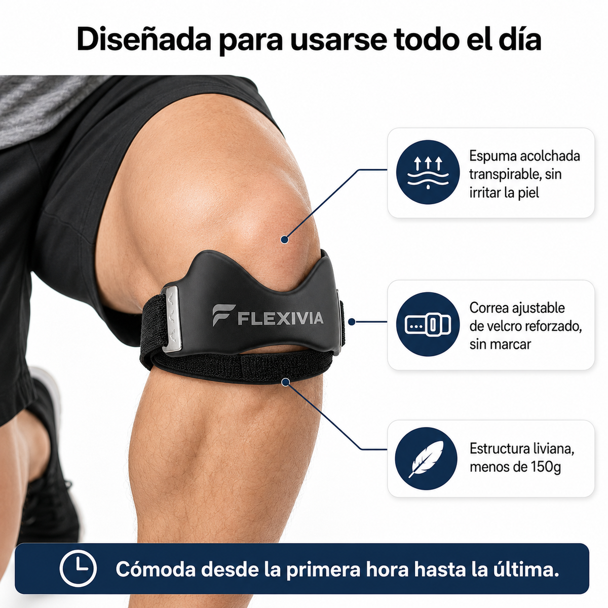 Flexivia Rodillera de Soporte Articular